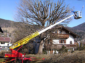 Teleskop-Arbeitsbühne Denka DK 18 im Einsatz