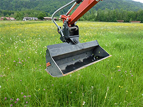 Böschungslöffel 100 cm gerade